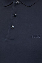 Organic-Cotton Polo Shirt With Embroidered Logo